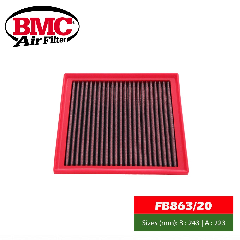 กรองอากาศ BMC - Toyota Harrier XU60 (2.0 Turbo) 17 / Harrier XU80 2.0 (FB863/20)