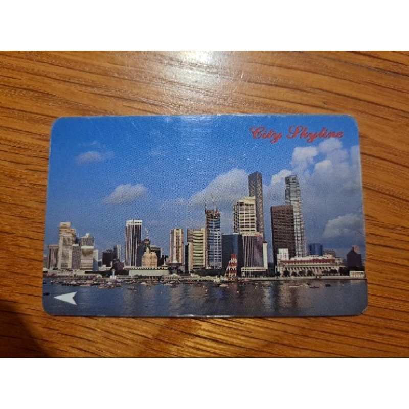 "City Skylie" SingTel Phonecard Telecom Public Phone Used Old Vintage Collectible