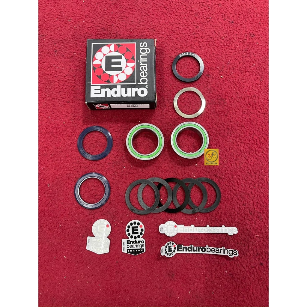 ENDURO BB30 440C CRANK TO BB86/92 30 มม.กรอบวงเล็บด้านล่าง BKS7015 SS BB Kit Press-in 41 มม.หน้าแปลน