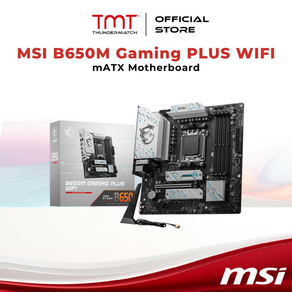TMT MSI B650M Gaming PLUS WIFI AM5 mATX เมนบอร์ด