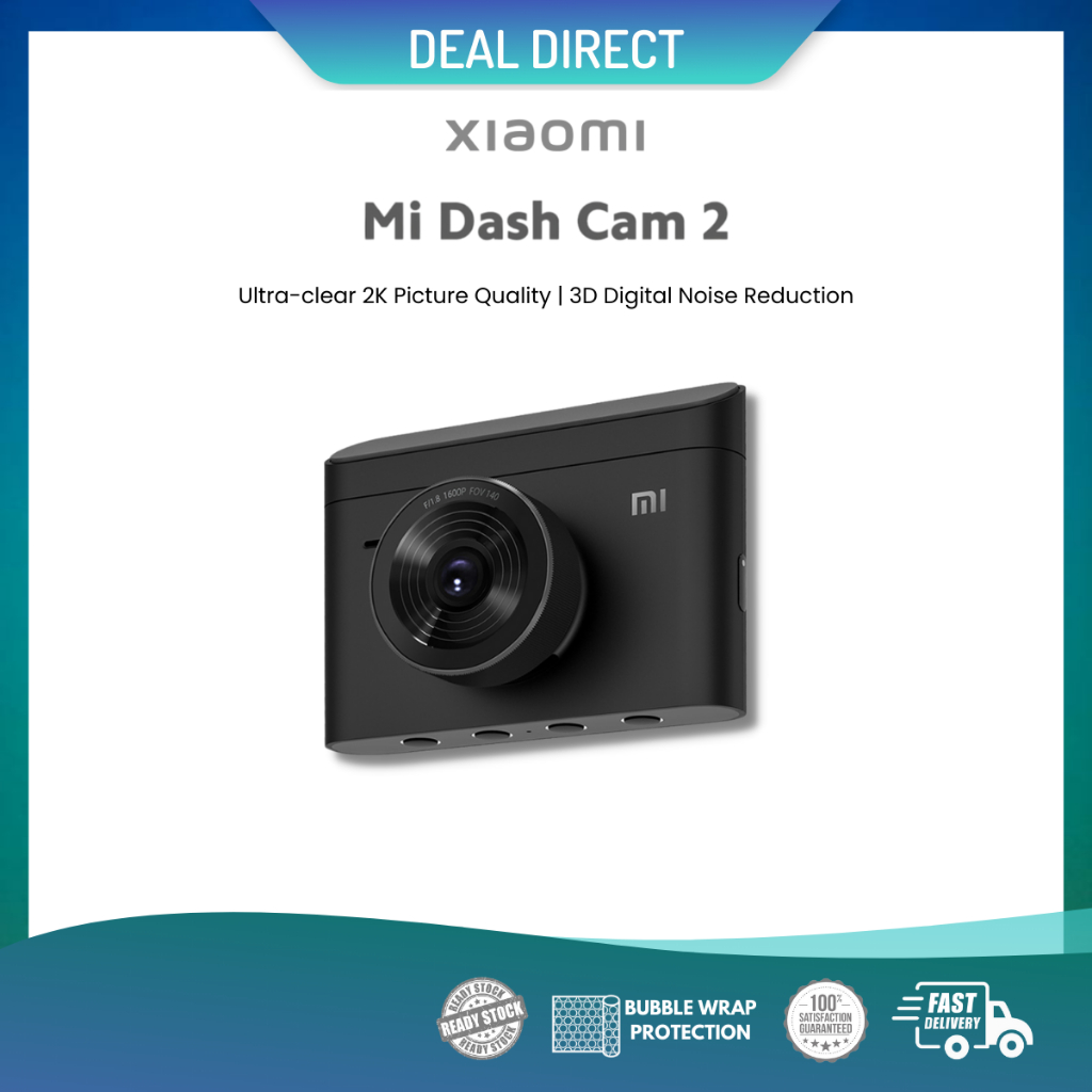 Xiaomi Mi Dashcam 2 2K Night Vision WIFI กล้องติดรถยนต์ Dash Cam เครื่องบันทึกวิดีโอมุมกว้าง