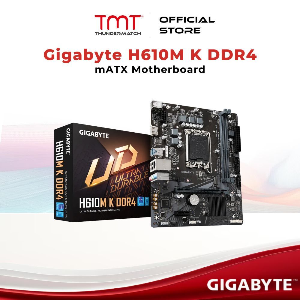 TMT เมนบอร์ด Gigabyte H610M K DDR4 LGA1700 mATX