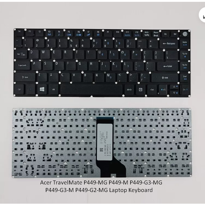 Acer TravelMate P449 P449-MG P449-M P449-G3-MG P449-G3-M P449-G2-MG แป้นพิมพ์แล็ปท็อป