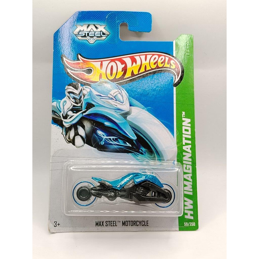 [ใหม่]	ล้อร้อน	MAX STEEL MOTORCYCLE BLUE	MAX STEEL MAINLINE 2013	1347