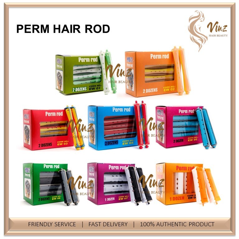 Hairdressing Perm Rod EW01 6mm / EW02 7mm / EW03 8mm / EW04 10mm / EW05 13mm / EW06 15mm / EW07 18mm