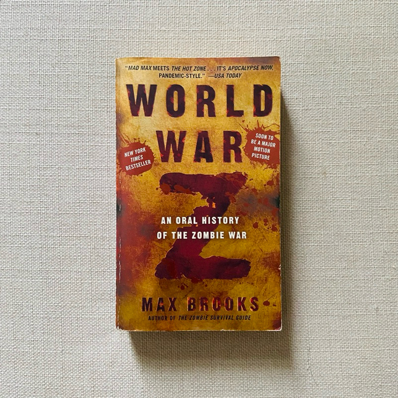World War Z by Max Brooks หนังสือมือสอง / หนังสือ Preloved