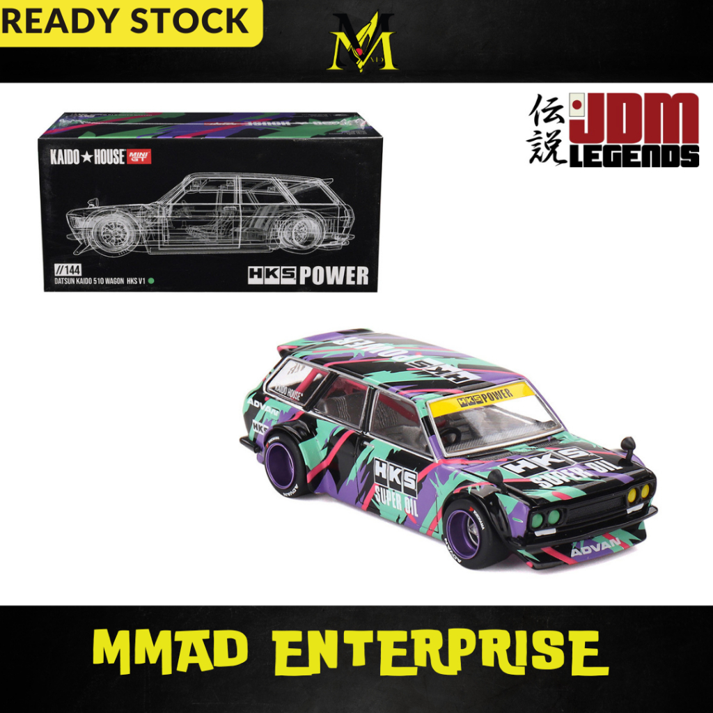 [MINI GT]	MINI GT KAIDO HOUSE DATSUN KAIDO 510 WAGON HKS V1	KHMG144	D31