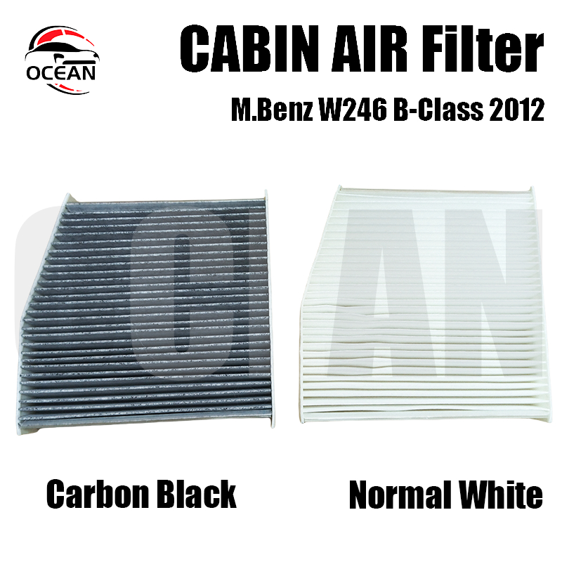 Mercedes Benz / M.Benz W246 B-Class 2012 Air Cond Cabin Filter สีขาวและดํา | 246 830 0118