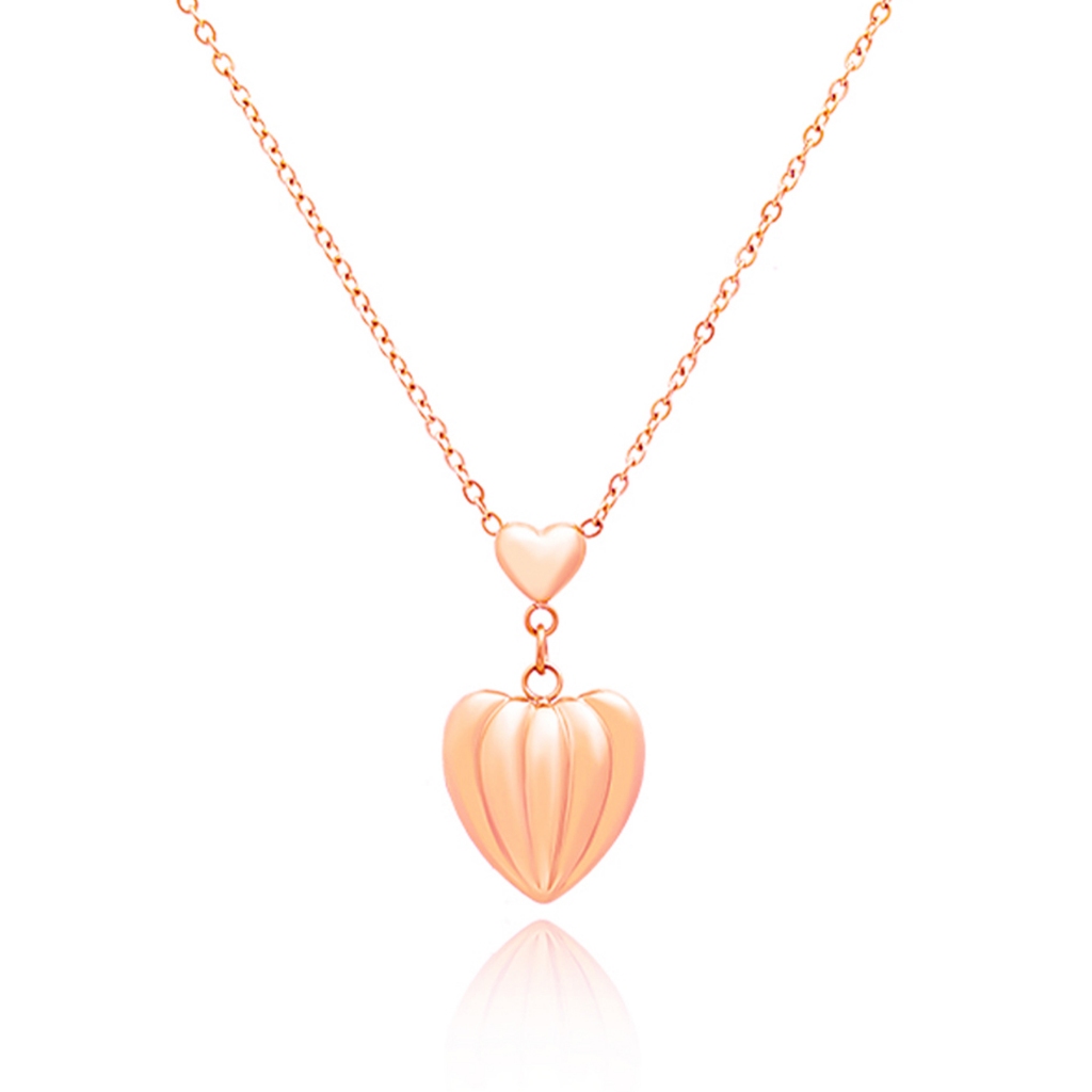 [ RM88 เท่านั้น + RM5 VOUCHER ] CELOVIS Alexia Heart Pendant Necklace ( Rose Gold/ Gold/ Silver )