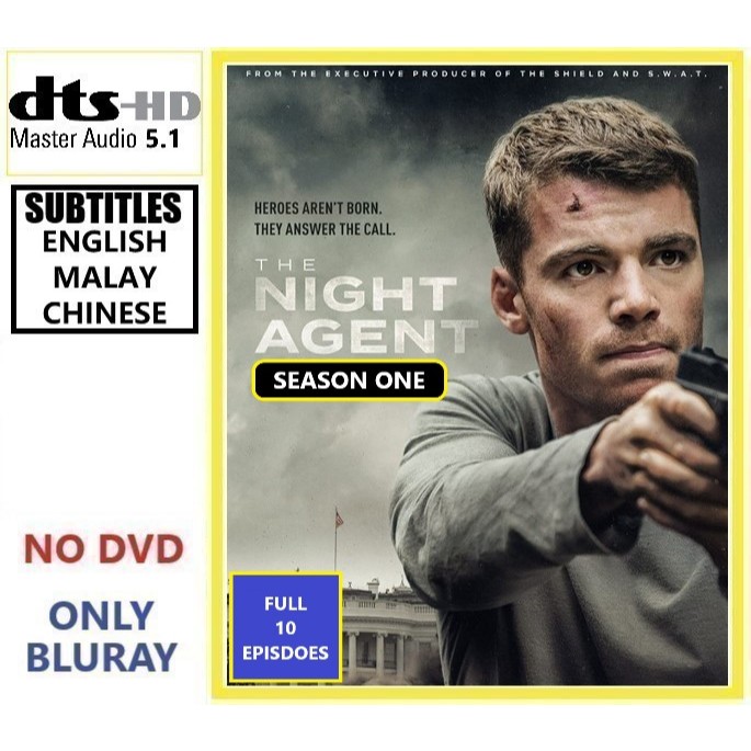 T2D56 The Night Agent Season 1 (2023) [10 EPISODES] (2 แผ่น) Action Drama Thriller
