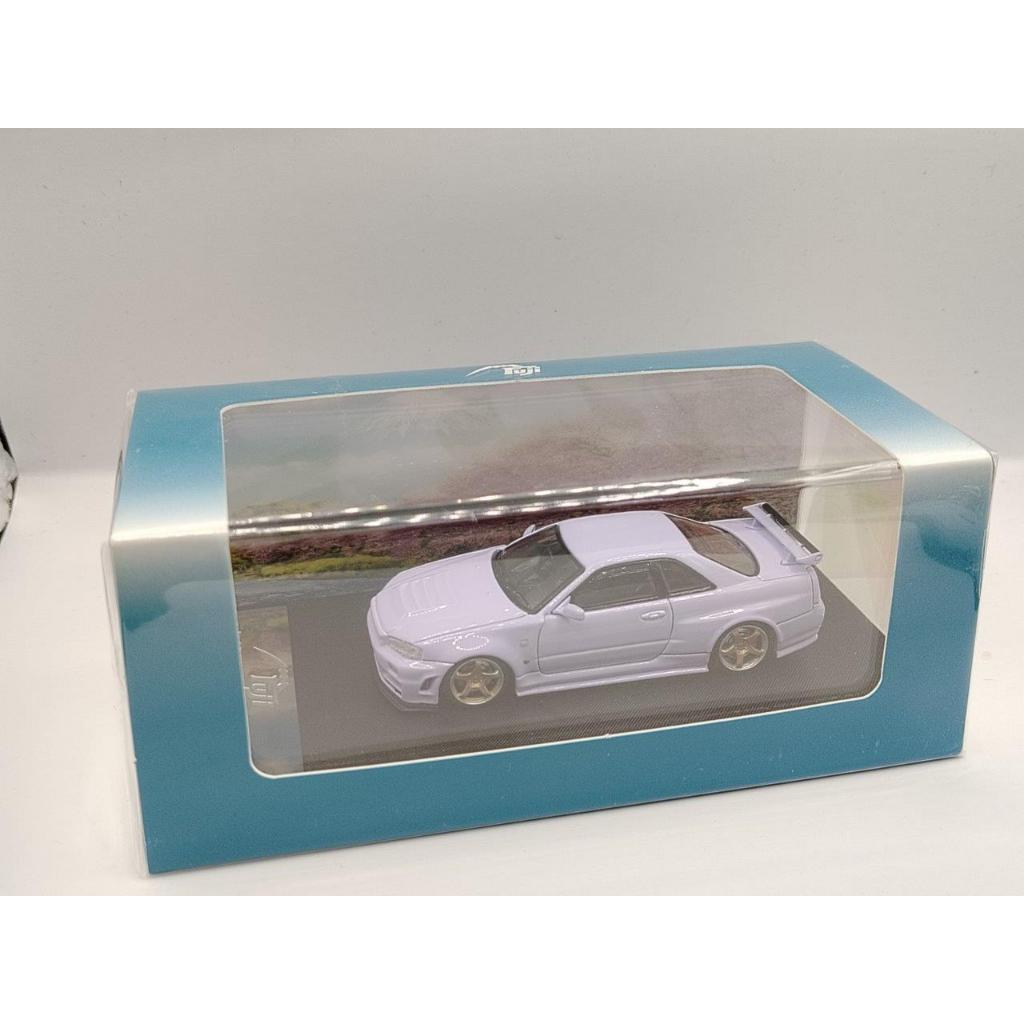 [Diecast]	1/64 Fuji Nissan Skyline GTR R34	สีม่วงอ่อน	ดี36