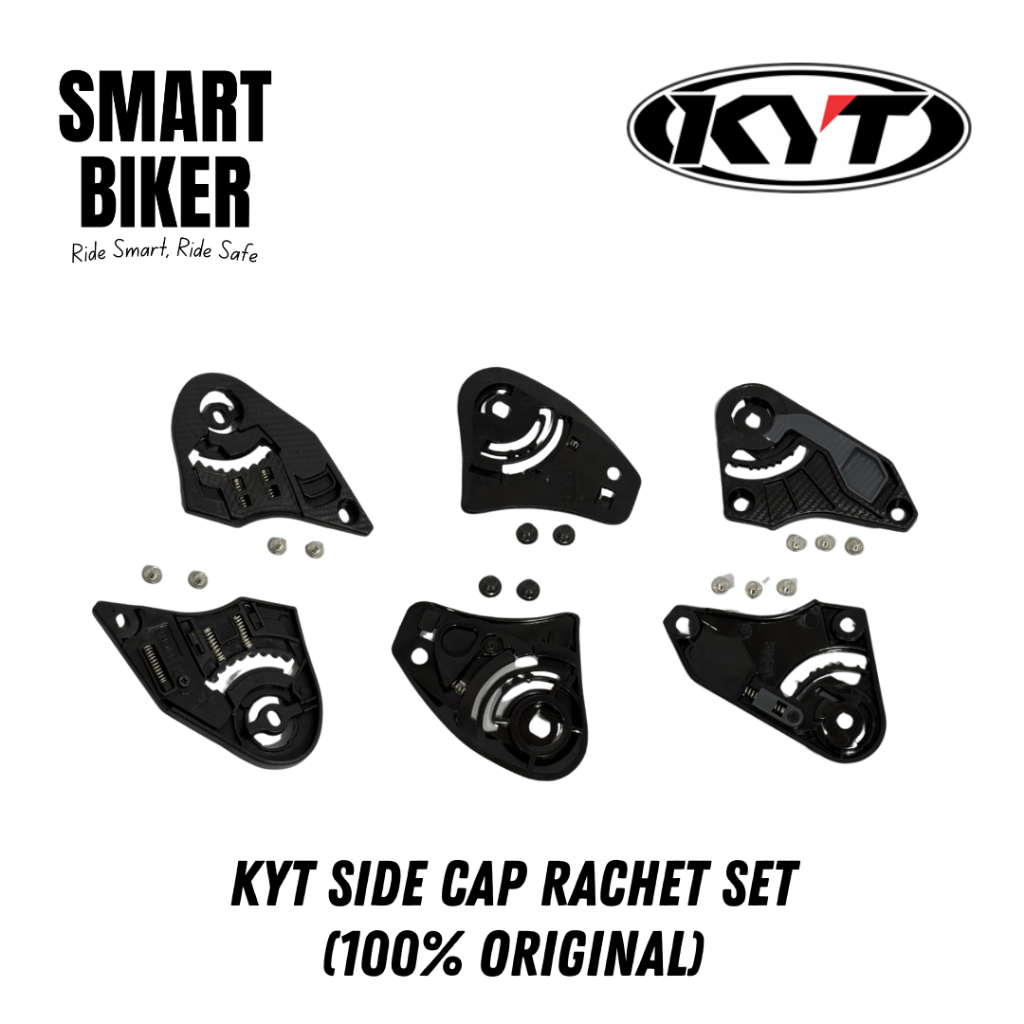 KYT ชุดขัดฝาข้าง - สําหรับหลักสูตร KYT TT, KYT TT Revo, KYT TTR Jet/Nfj , KYT Hellcat/Venom