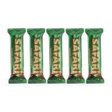 SAFARI CARAMEL CRUNCH, WAFER CARAMEL & CREAL COVERED WITH MILK CHOCOLATE { 3PCS, 6PCS, PACK 12PCS } 