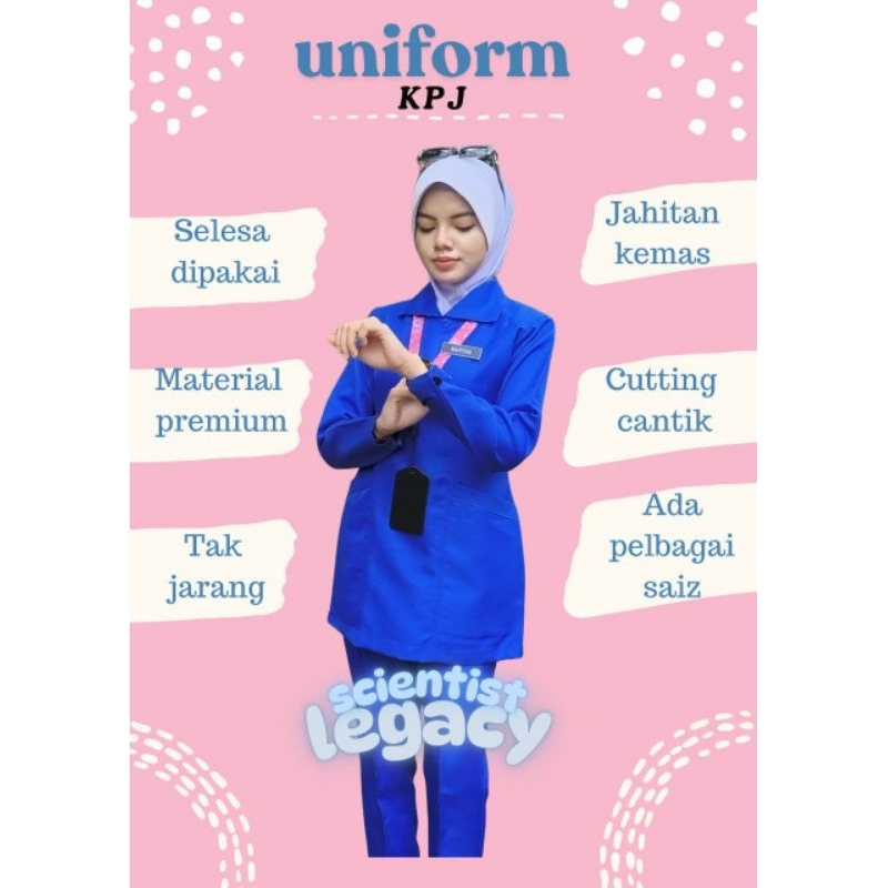 UNIFORM KPJ NURSE SCIENTIST LEGACY