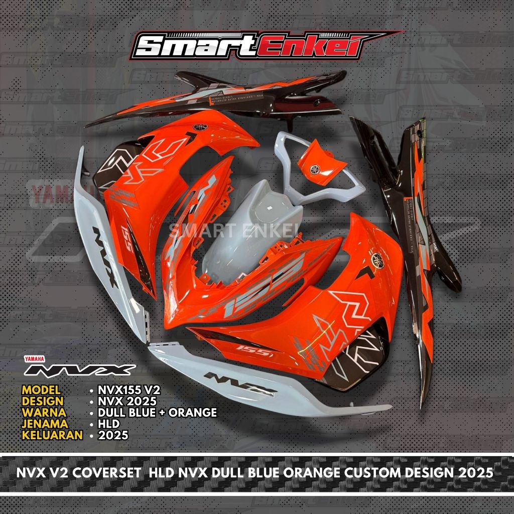 HLD-NVX V2 COVERSET NVX DULL สีฟ้าสีส้มออกแบบที่กําหนดเอง 2025 HLD