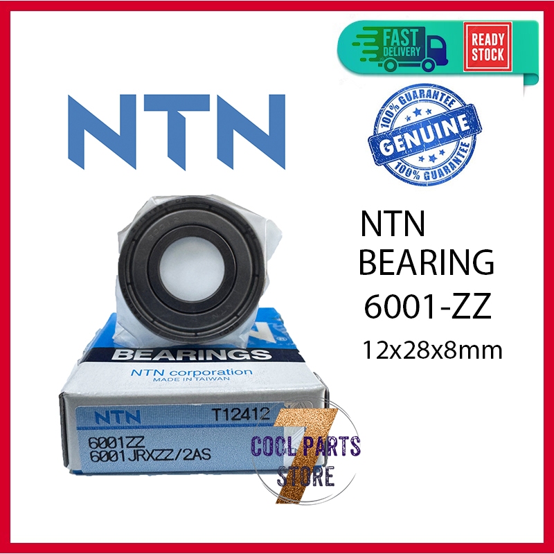 6001 ZZ NTN แบริ่ง 6001-ZZ (12 X 28 X 8mm)