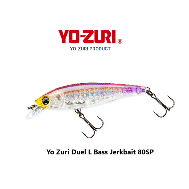 Yo Zuri Duel L Bass Jerkbait 80SP Suspend Lure