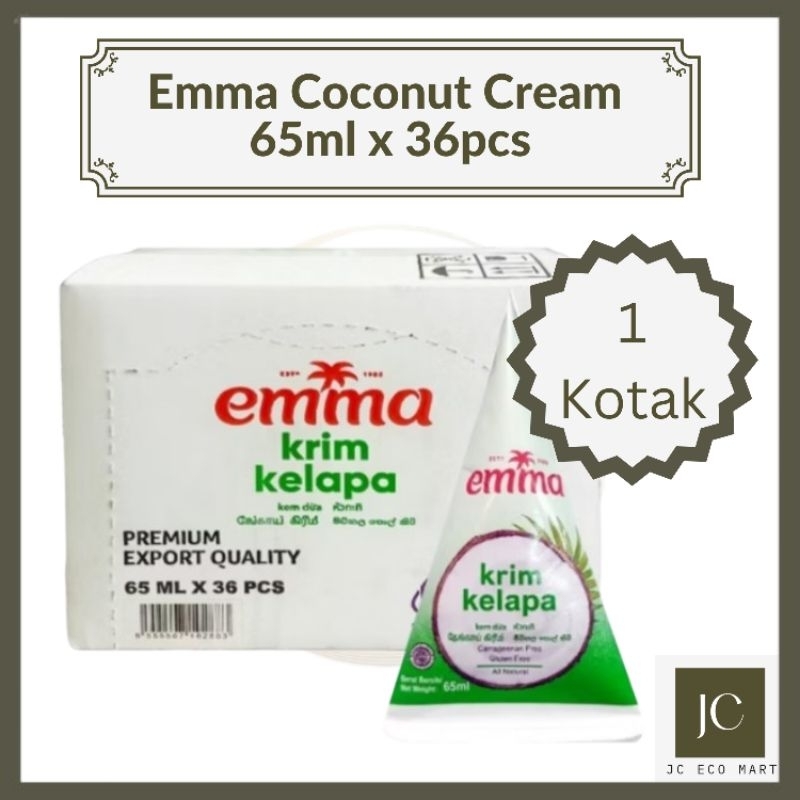 Emma Coconut Cream Mini 65ml X 36pcs (1 กล่อง)