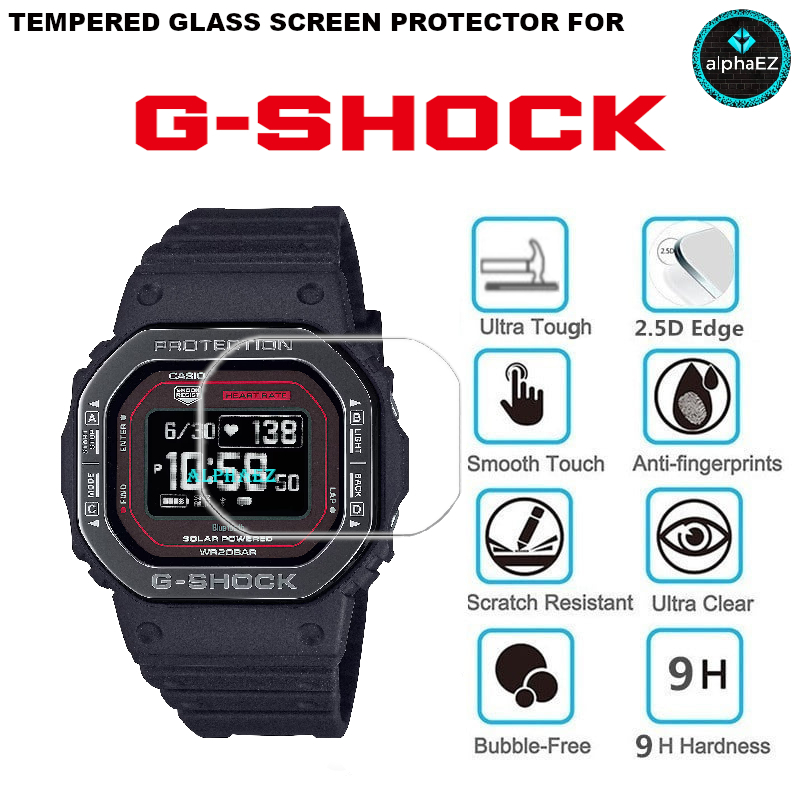 Casio G-SHOCK DW-H5600MB-1A4 9H นาฬิกากระจกนิรภัยป้องกันหน้าจอ DWH5600 DW5600 DWH-5600 ฝาครอบป้องกัน