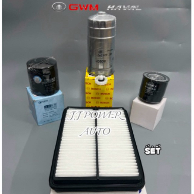 GREAT WALL WINGLE 5 OIL/FEEL/AIR/HAND PUMP FUEL FILTERSET