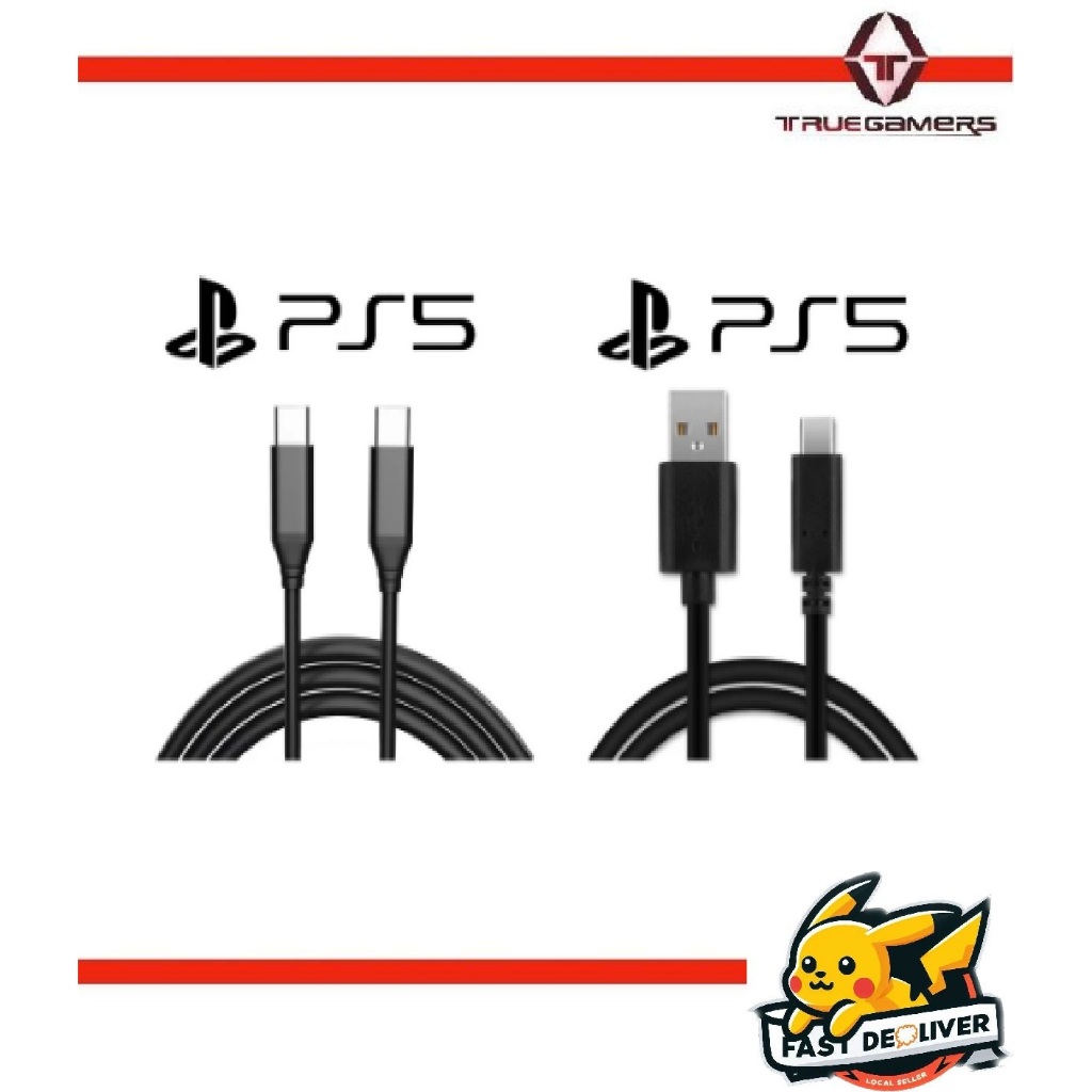 อย่างเป็นทางการ Sony PS5 Premium Dualsense 5 DS5 Dual sense Edge /DS5 DualSense Type-C สายชาร์จ USB