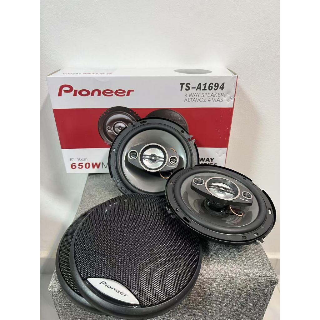 Pioneer 6 INCH 3 WAY หรือ 4 WAY CAR SPEAKER TS-A1696S 500watt TS-1694 650Watt