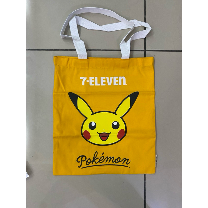 Pokemon Canvas Tote Bag 7Eleven Exclusives