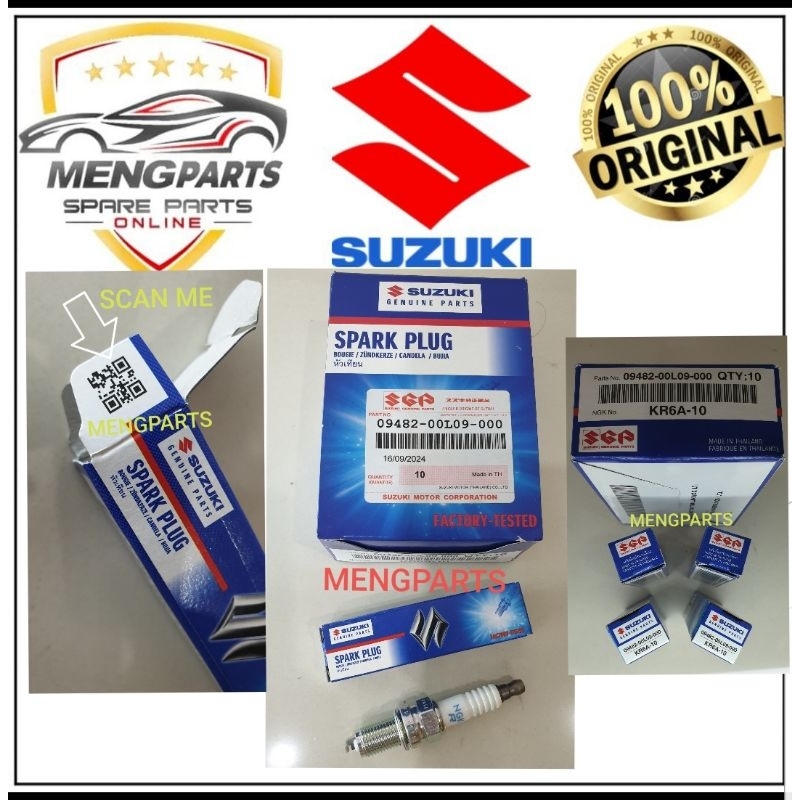 SUZUKI SWIFT 1.4 ALTO PROTON ERTIGA SPARK PLUG KR6A-10 09482-00L09