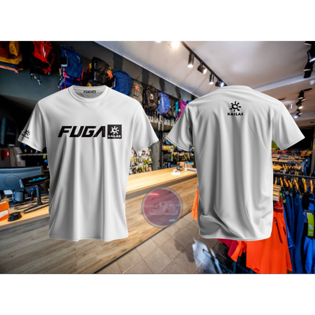FUGA KAAILAS เดินป่า Trail วิ่งขี่จักรยานว่ายน้ํากลางแจ้ง Drifit เสื้อเสื้อยืด drifit excercise เสื้