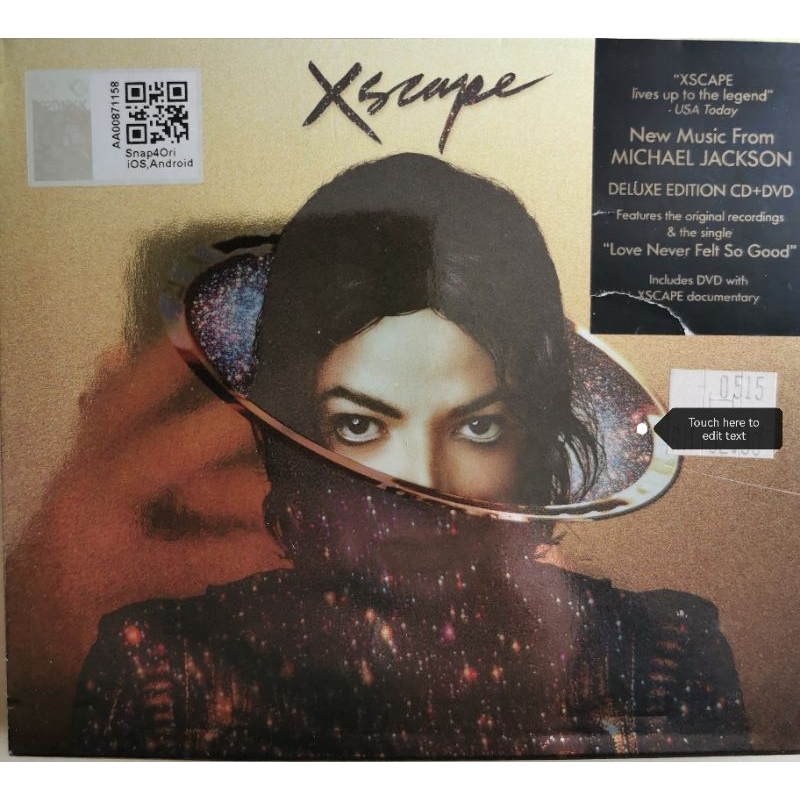 (ใหม่แกะกล่อง) Michael Jackson: Xscape CD+DVD Documentary Deluxe Edition(MJJ Production 2014)