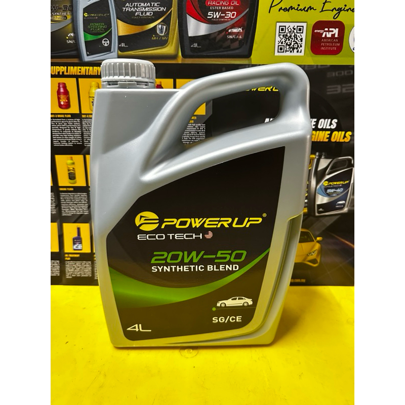 POWER UP ECO TECH 20W-50 SYNTHETIC BLEND
