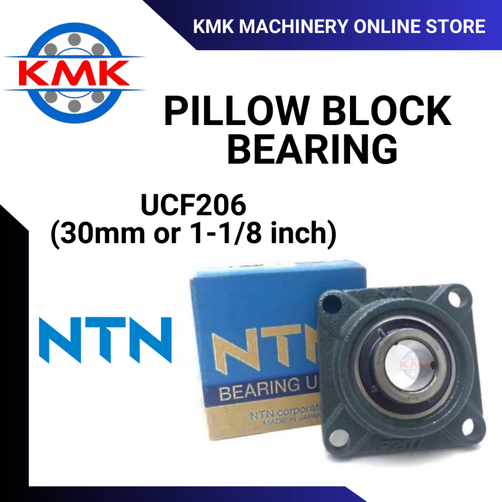 UCF206 NTN FLANGED PILLOW BLOCK BEARING (30 มม. หรือ 28475 มม.[นิ้ว]) !!!!!!!!!!!