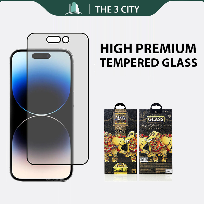 WK Design High Premium Full Coverageกระจกนิรภัย16 16Plus 16Pro 16 ProMax15PM 15pro 15+ 15 14/13/12 s