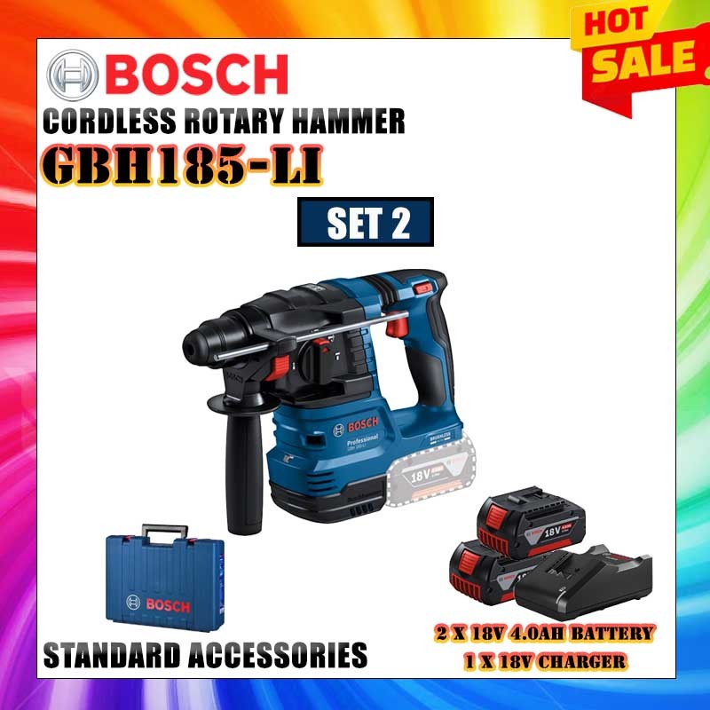 BOSCH GBH 185-LI / GBH185-LI PROFESSIONAL ค้อนหมุนไร้สายพร้อม SDS PLUS