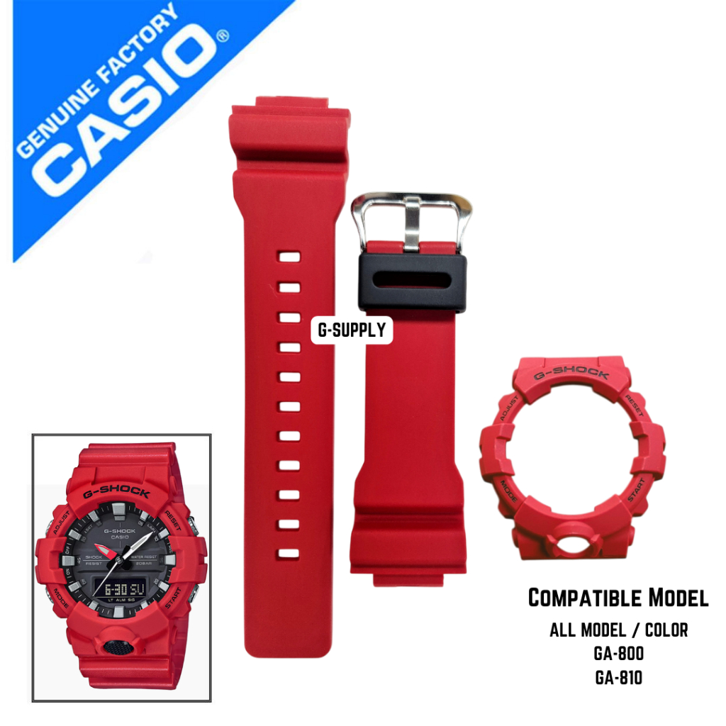 BAND BEZEL REPLACEMENT PARTS G-SHOCK WATCH GA-800-4 GA800-4 GA-810 GA810 GA-800SC GA-800DC