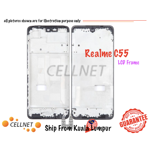 [Cellnet] Realme C55 RMX3710 กรอบ Lcd ใหม่ Sannel Pasang