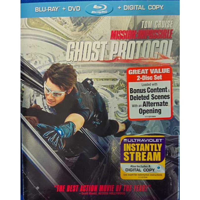 Mission:Impossible Ghost Protocol (บลูเรย์)