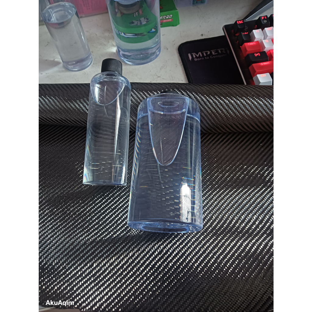 Super Clear Epoxy Resin AB Part (แบบแข็ง) (แห้งช้า) บรรจุภัณฑ์ 1KG สําหรับคาร์บอนไฟเบอร์,พวงกุญแจ