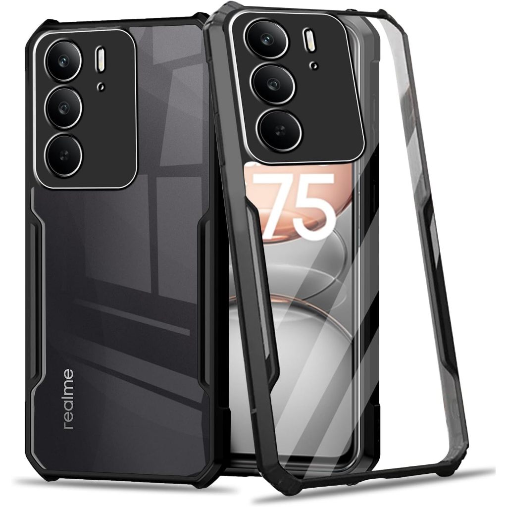 เคสฝาหลังแบบแข็งแบบใสสําหรับ Realme C75 / 14X 5G C75X