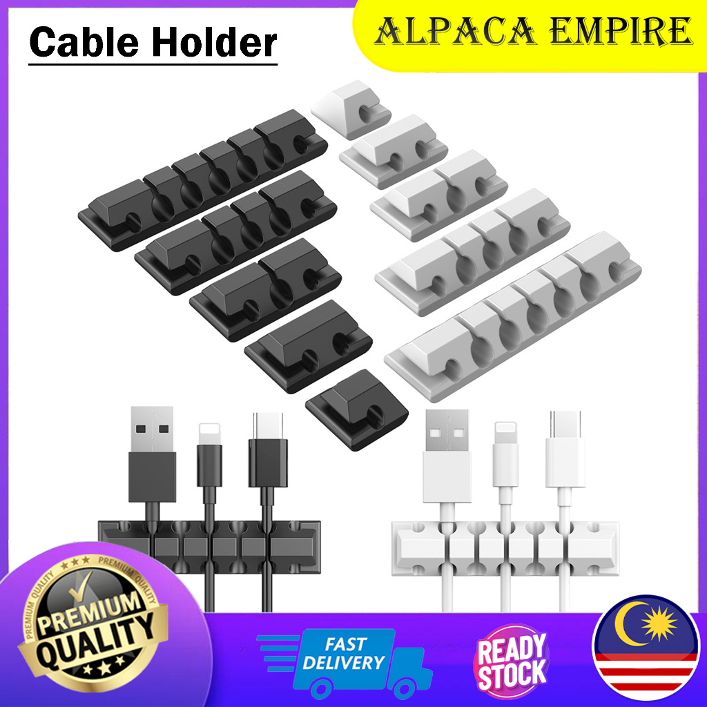 Cable Organizer Clip Table USB Cable Holder Charger Management Wires Clips Office Table PC Phone