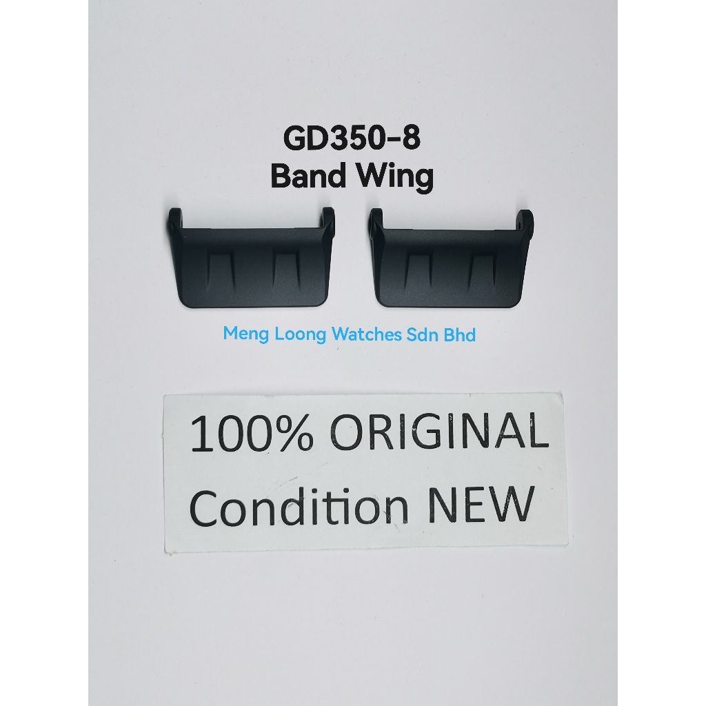 G-shock Gd350, Gd350br Hitam ปีกเคลือบเงา , สกรูสิ่งของและสายรัดใหม่ทั้งหมด 100% Tali