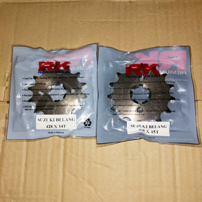RK Suzuki Belang / Raider R150 Fi / GSX R150 RK 428 สเตอร์หน้า 14T/15T