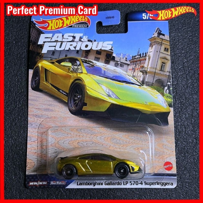 Hot Wheels Lamborghini Gallardo LP 570-4 Superleggera 2023 Fast & Furious Gold Lamborghini LP570-4 S