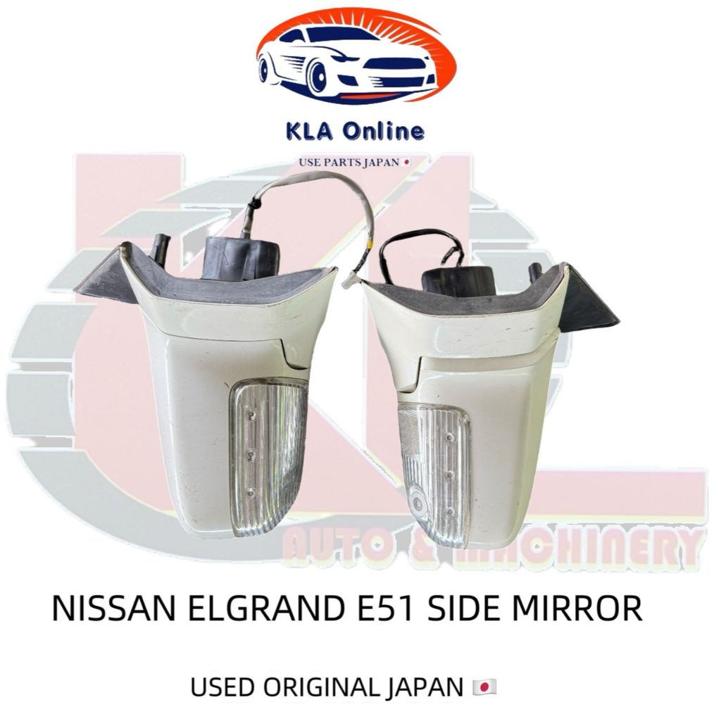 179) NISSAN ELGRAND E51 SIDE MIRROR CAMERA/AUTOFLIP (RANDOM COLOUR)