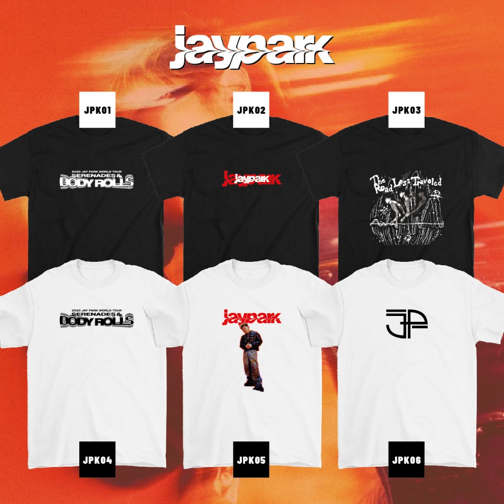 JAY PARK Serenades and Body Rolls เสื้อยืดผู้ใหญ่ผ้าฝ้าย Custom Tee
