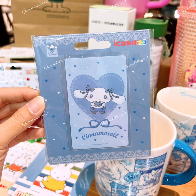 Sanrio Taiwan Sakura Cherry Blossom 2024 คอลเลกชัน Cinnamoroll icash 2.0 Easy Card Pass ไต้หวัน三丽 ดอ