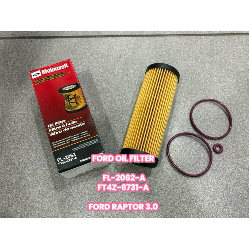 กรองน้ํามันเครื่อง FORD 100% FL-2062-A FT4Z-6731-A FORD RAPTOR 3.0