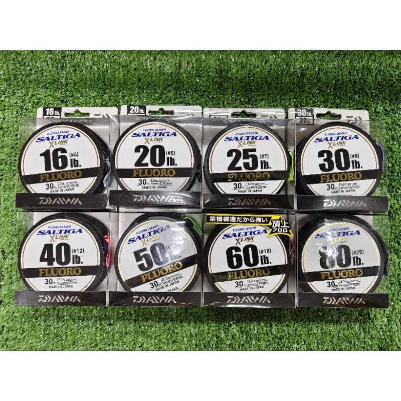 DAIWA SALTIGA XLINK FLUORO LEADER FLUOROCARBON LEADER