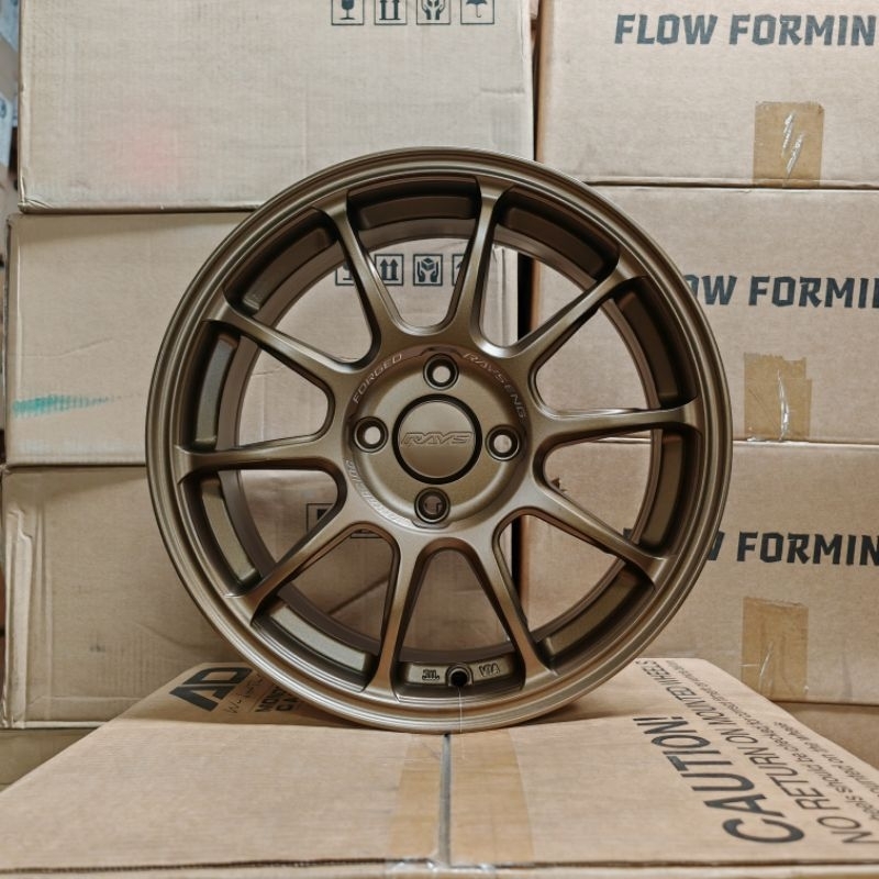 [4 ชิ้น] ขอบสปอร์ตใหม่ 15 นิ้ว ZE40 15X6.5JJ ET40 4H100 Matt Bronze