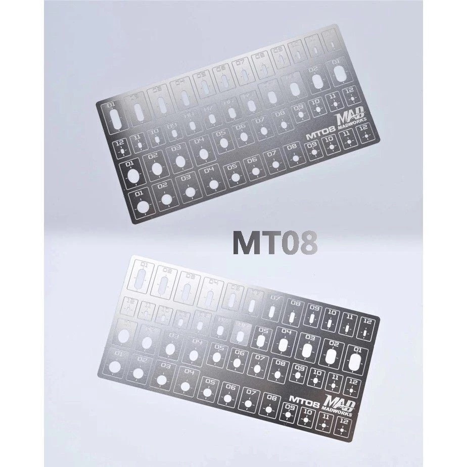 Madworks PHOTO-ETCHED Scribing Templates [MT08 / MT09 / MT10]